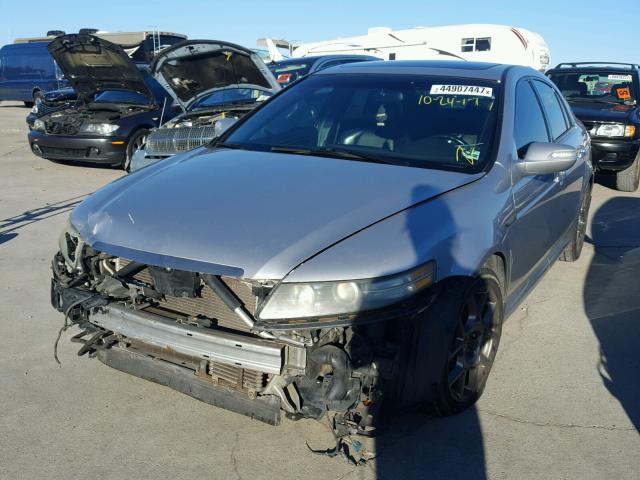 19UUA76567A016686 - 2007 ACURA TL SILVER photo 2