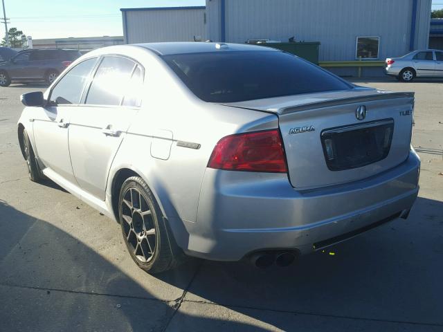 19UUA76567A016686 - 2007 ACURA TL SILVER photo 3