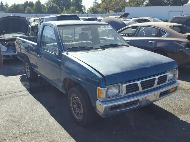 1N6SD11S6SC434571 - 1995 NISSAN TRUCK E/XE GREEN photo 1