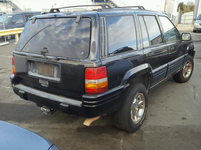 1J4GZ78Y0VC574105 - 1997 JEEP GRAND CHER BLACK photo 4