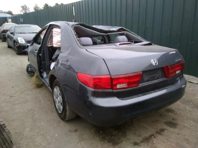 1HGCM56405A066303 - 2005 HONDA ACCORD LX GRAY photo 3