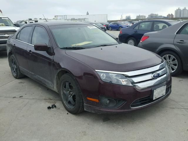 3FAHP0HA0BR207301 - 2011 FORD FUSION MAROON photo 1