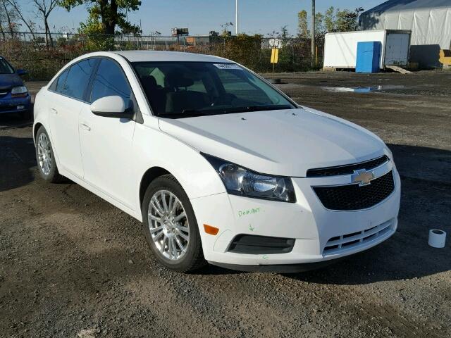 1G1PH5SB9E7279202 - 2014 CHEVROLET CRUZE WHITE photo 1