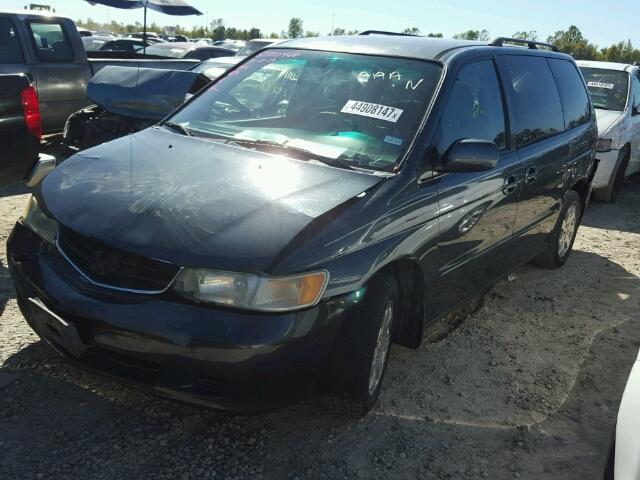 5FNRL18963B019097 - 2003 HONDA ODYSSEY EX GREEN photo 2