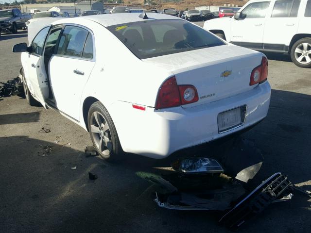 1G1ZC5E03CF148089 - 2012 CHEVROLET MALIBU 1LT 白色 照片 3