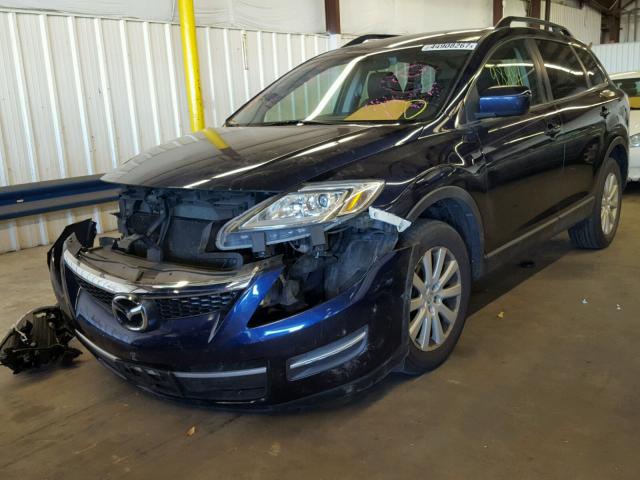 JM3TB38A090171602 - 2009 MAZDA CX-9 BLUE photo 2