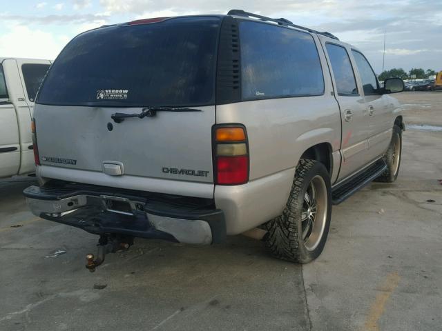 1GNFK16ZX4J233231 - 2004 CHEVROLET SUBURBAN K TAN photo 4