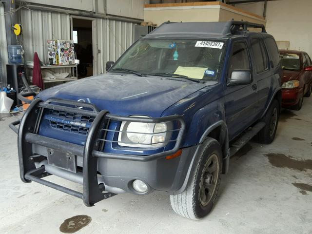 5N1MD28Y52C604104 - 2002 NISSAN XTERRA BLUE photo 2