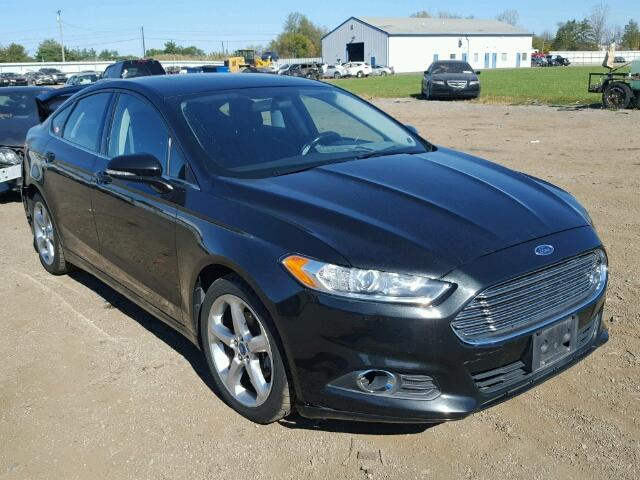 3FA6P0H95DR272323 - 2013 FORD FUSION SE BLACK photo 1