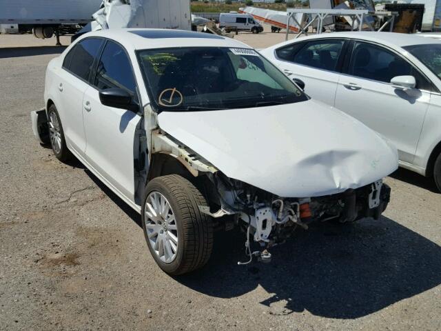 3VW1K7AJ0CM355571 - 2012 VOLKSWAGEN JETTA BASE 白色 照片 1