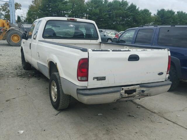 1FDNX20L9XEA66790 - 1999 FORD F250 SUPER WHITE photo 3