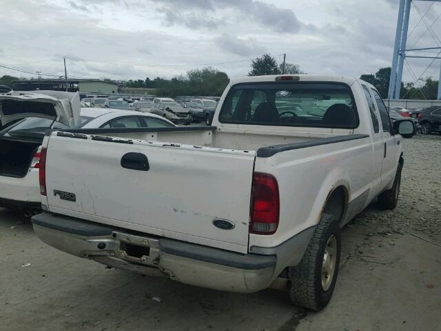 1FDNX20L9XEA66790 - 1999 FORD F250 SUPER WHITE photo 4