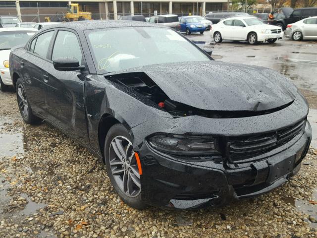 2C3CDXJG1JH136578 - 2018 DODGE CHARGER GT BLACK photo 1