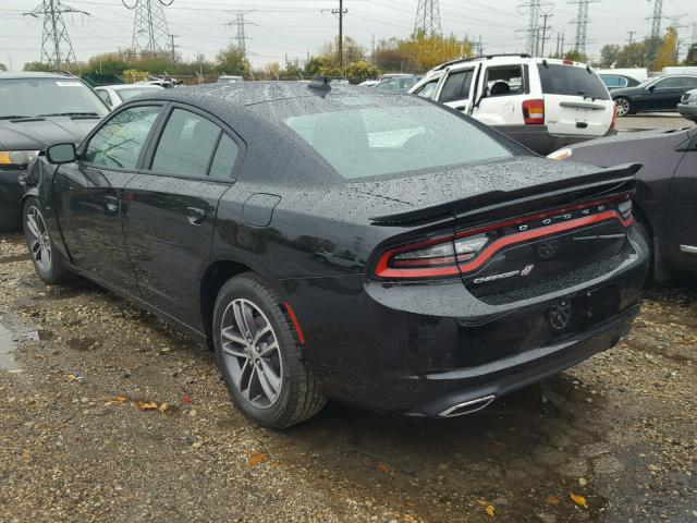 2C3CDXJG1JH136578 - 2018 DODGE CHARGER GT BLACK photo 3