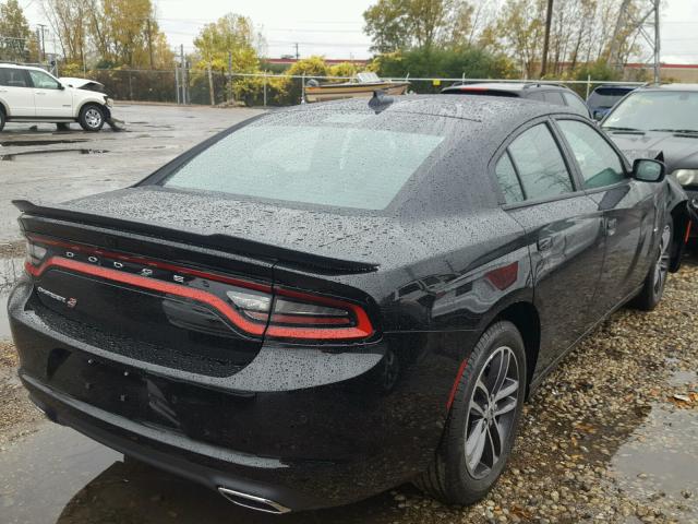 2C3CDXJG1JH136578 - 2018 DODGE CHARGER GT BLACK photo 4