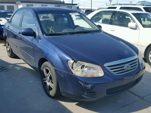 KNAFE121985534312 - 2008 KIA SPECTRA EX BLUE photo 1