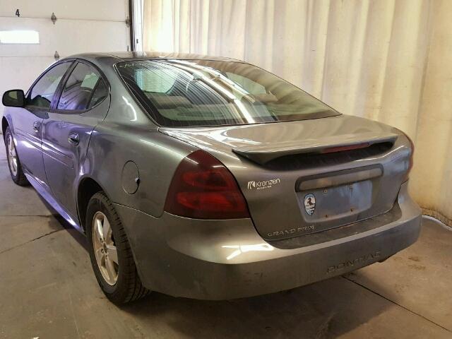 2G2WP522751305111 - 2005 PONTIAC GRAND PRIX GRAY photo 3