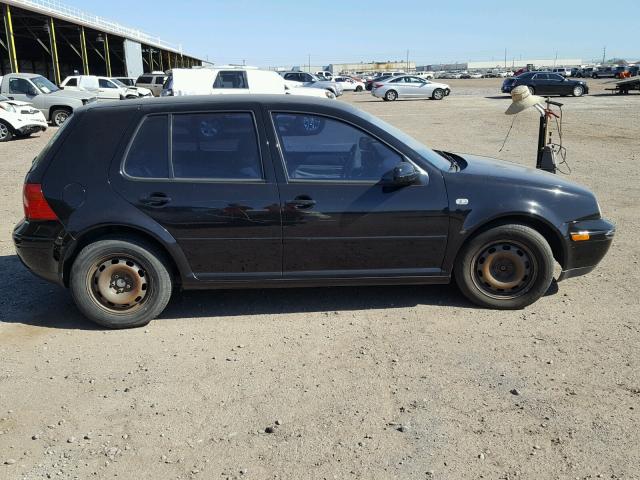 9BWFL61J964002493 - 2006 VOLKSWAGEN GOLF GL BLACK photo 9