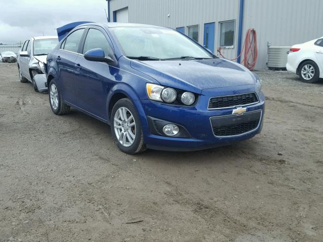 1G1JC5SH5E4196571 - 2014 CHEVROLET SONIC LT BLUE photo 1