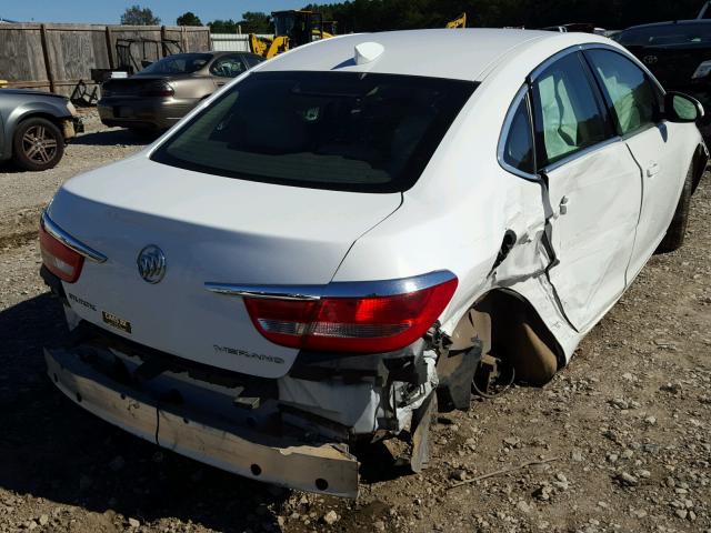 1G4PP5SK0F4126183 - 2015 BUICK VERANO WHITE photo 4