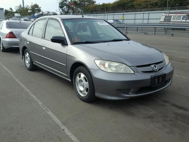 JHMES96634S020994 - 2004 HONDA CIVIC HYBR GRAY photo 1