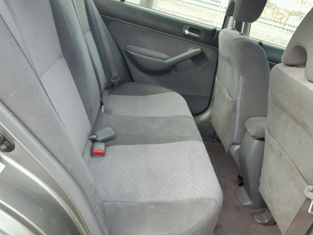 JHMES96634S020994 - 2004 HONDA CIVIC HYBR GRAY photo 6