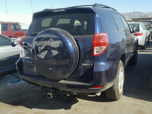 JTMZK33V265000491 - 2006 TOYOTA RAV4 BLUE photo 4