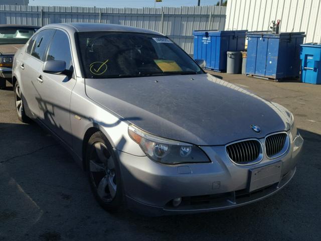 WBANE53547CW59944 - 2007 BMW 525 I GRAY photo 1