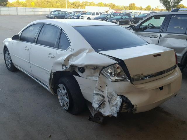 2G1WS55R479276909 - 2007 CHEVROLET IMPALA WHITE photo 3