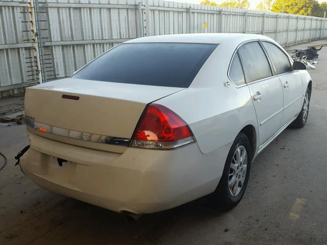 2G1WS55R479276909 - 2007 CHEVROLET IMPALA WHITE photo 4