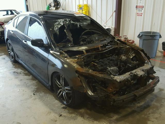 1HGCR2F50GA060772 - 2016 HONDA ACCORD SPO BLACK photo 1