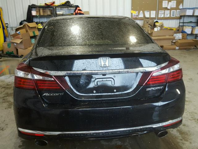 1HGCR2F50GA060772 - 2016 HONDA ACCORD SPO BLACK photo 9