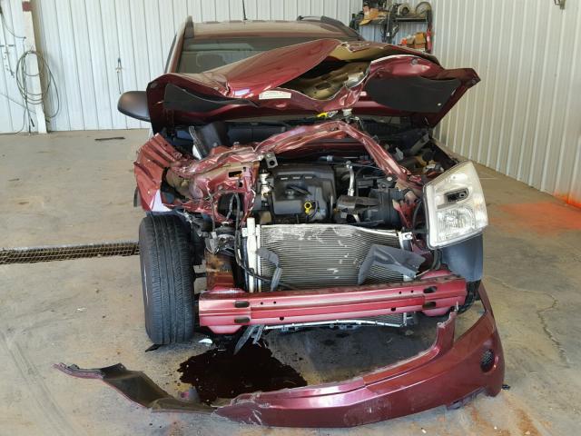 2CNDL23FX86075629 - 2008 CHEVROLET EQUINOX RED photo 9