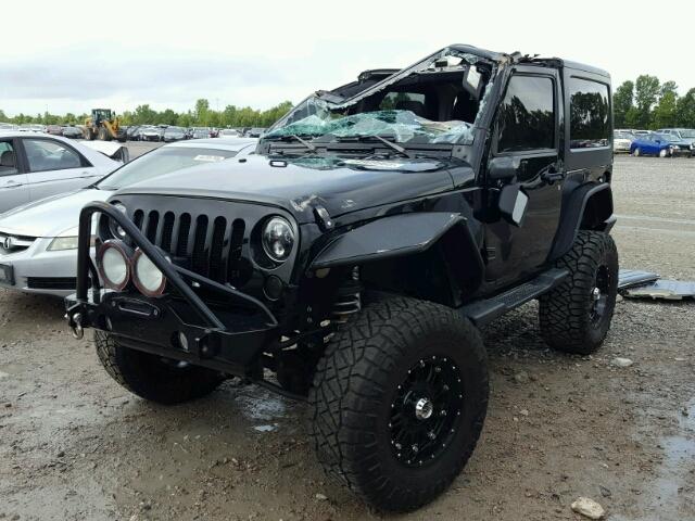 1C4AJWAG2CL239133 - 2012 JEEP WRANGLER S 黑色 照片 2