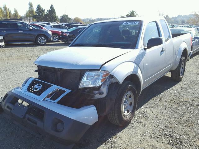 1N6BD0CT8BC447693 - 2011 NISSAN FRONTIER S SILVER photo 2