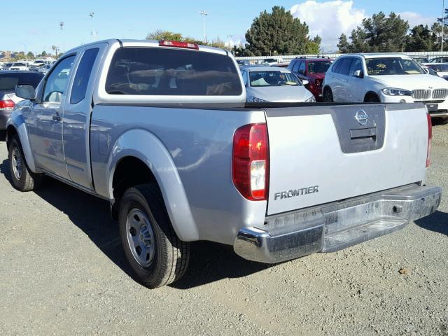 1N6BD0CT8BC447693 - 2011 NISSAN FRONTIER S SILVER photo 3