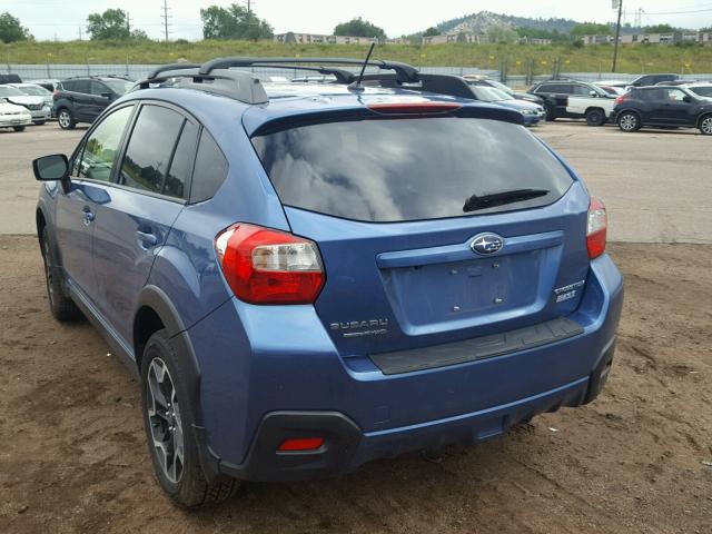 JF2GPABC7HH257887 - 2017 SUBARU CROSSTREK BLUE photo 3