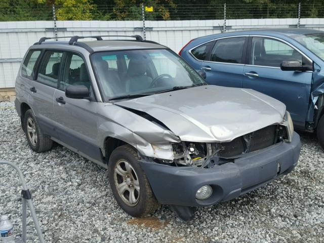 JF1SG63645H700416 - 2005 SUBARU FORESTER 2 SILVER photo 1