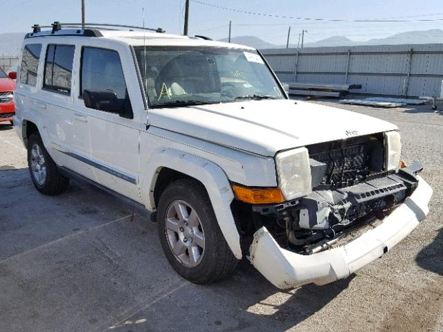 1J8HG58N66C178703 - 2006 JEEP COMMANDER WHITE photo 1