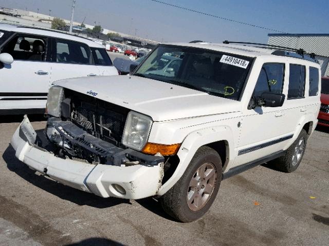 1J8HG58N66C178703 - 2006 JEEP COMMANDER WHITE photo 2