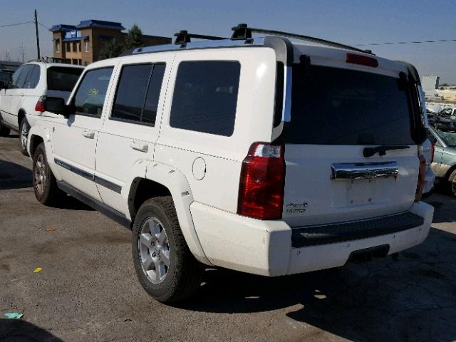 1J8HG58N66C178703 - 2006 JEEP COMMANDER WHITE photo 3