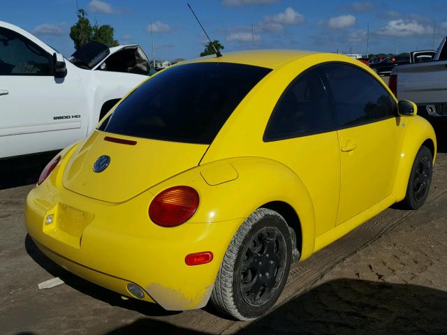 3VWCK21C92M428349 - 2002 VOLKSWAGEN NEW BEETLE Sarı foto 4