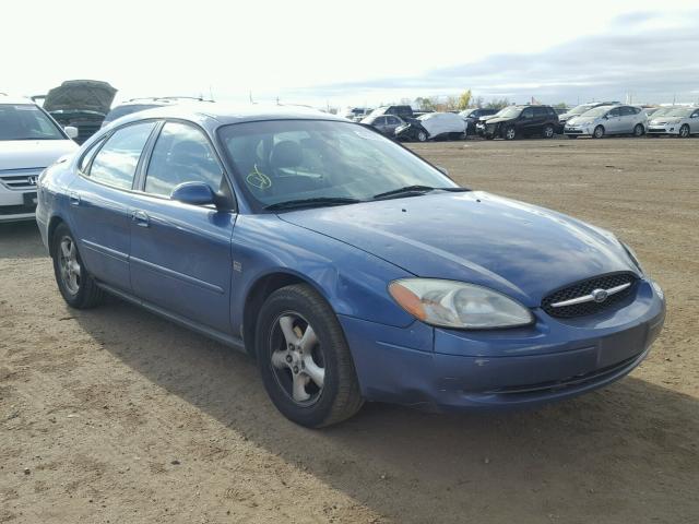 1FAFP55S32A135988 - 2002 FORD TAURUS SES BLUE photo 1