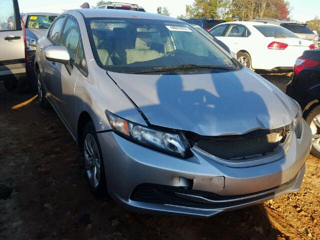 19XFB2F54EE040504 - 2014 HONDA CIVIC SILVER photo 1