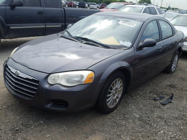 1C3EL46TX4N167176 - 2004 CHRYSLER SEBRING LX GRAY photo 2