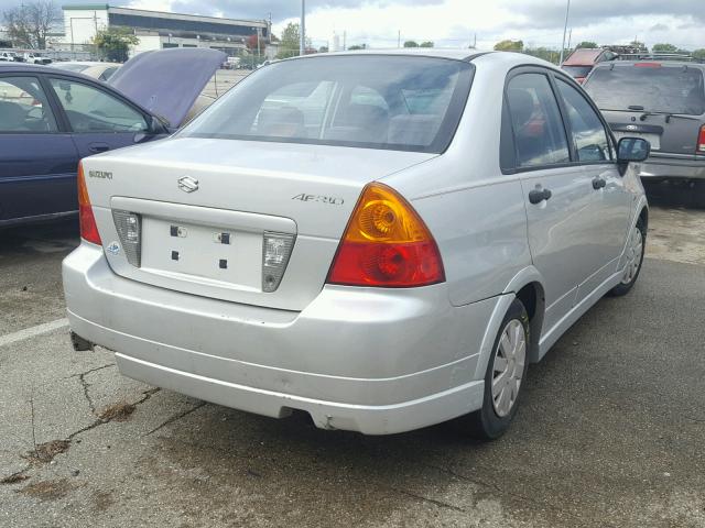 JS2RA41S835168591 - 2003 SUZUKI AERIO S SILVER photo 4