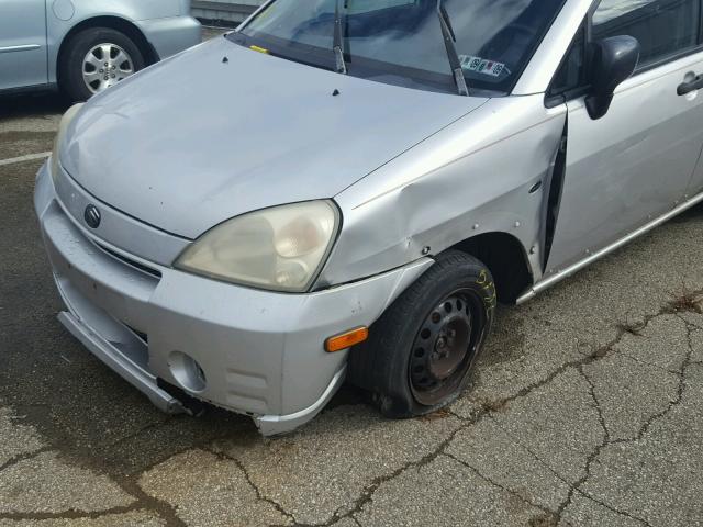 JS2RA41S835168591 - 2003 SUZUKI AERIO S SILVER photo 9