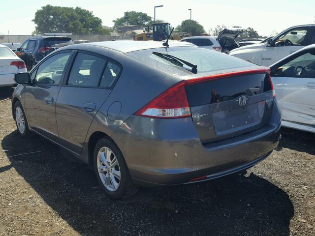 JHMZE2H7XAS025692 - 2010 HONDA INSIGHT EX GRAY photo 3