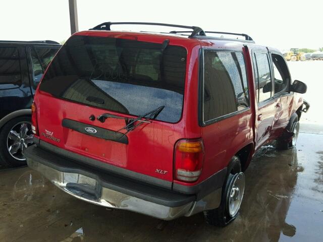 1FMZU32EXXZB63083 - 1999 FORD EXPLORER RED photo 4