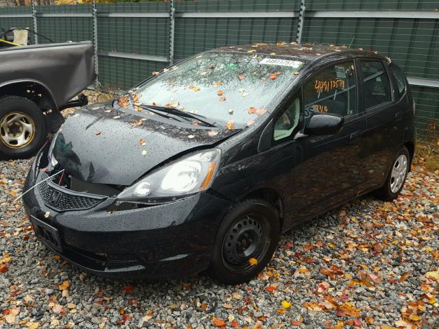 JHMGE8G35DC057716 - 2013 HONDA FIT BLACK photo 2